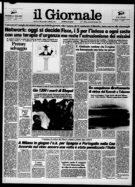 Il giornale : quotidiano del mattino